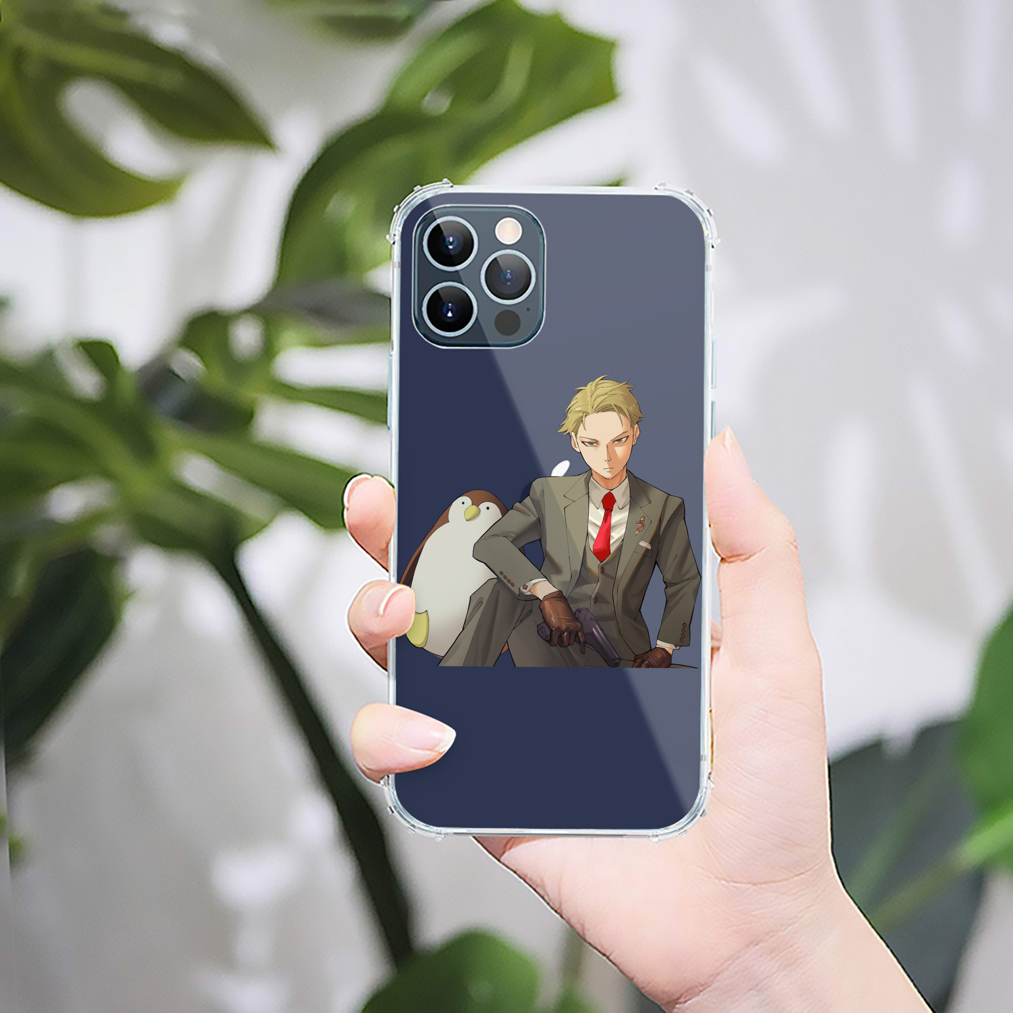 （画像用） SPY×FAMILY间谍家家酒 【iPhone 12シリーズ対応】透明スマホケース（クリアソフトケース）